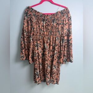 Boutique B2V Floral Off-Shoulder Dress